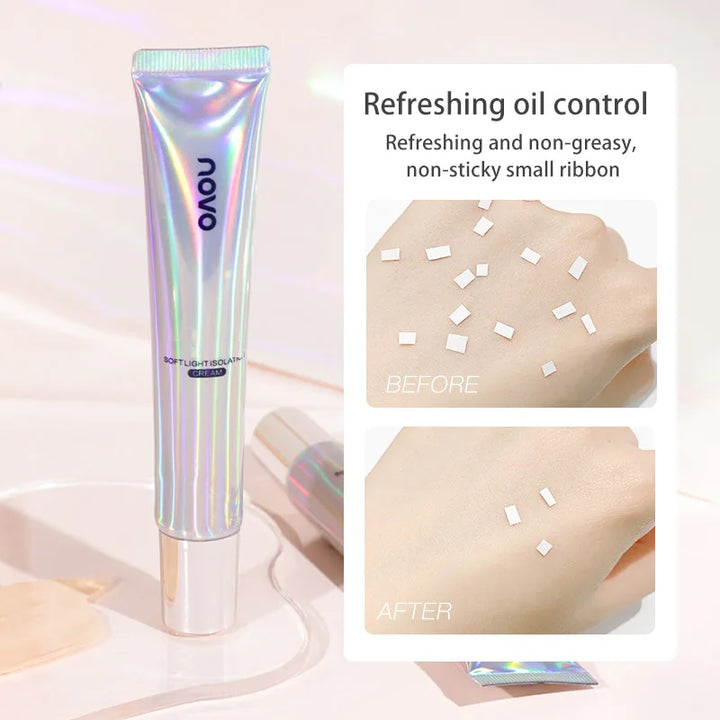 Hyaluronic Moisturizing Primer & Base Cream-For Face & Body, Long-Lasting, Non-Greasy, Evens Out Skin Tone, Covers Imperfections