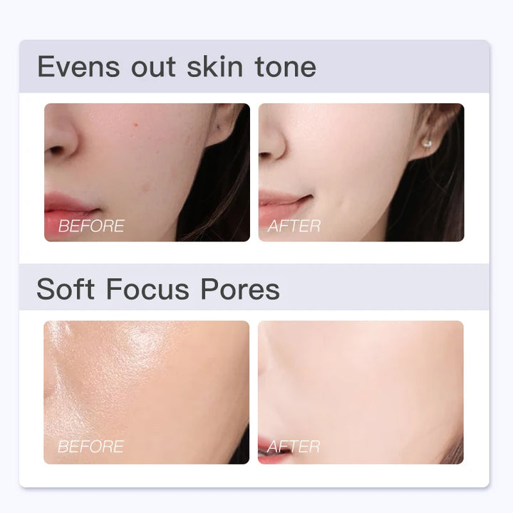 Hyaluronic Moisturizing Primer & Base Cream-For Face & Body, Long-Lasting, Non-Greasy, Evens Out Skin Tone, Covers Imperfections