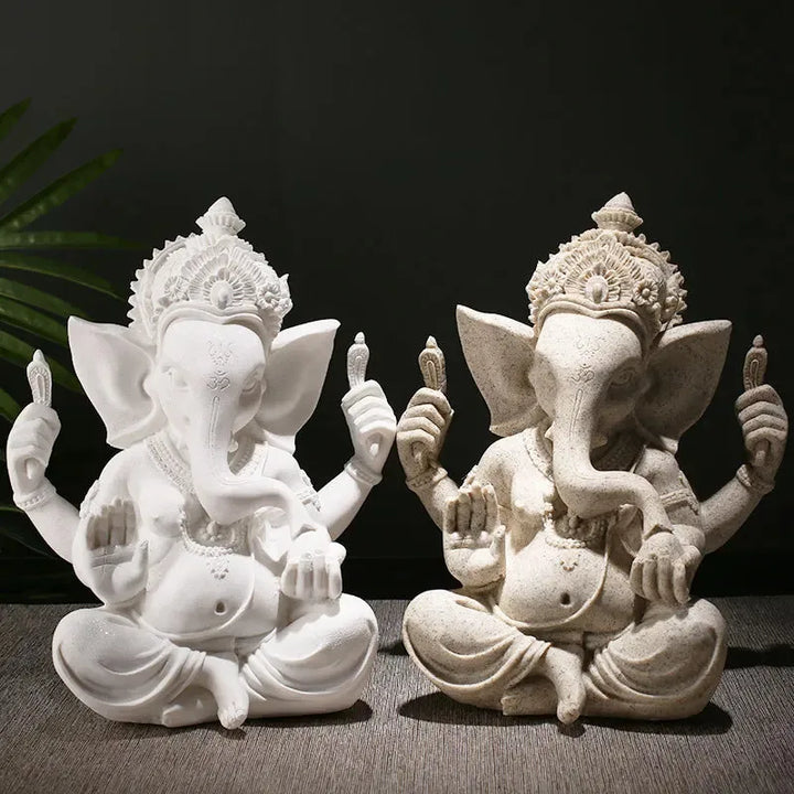 Resin Indian Ganesha Shiva God Statue Sai Baba of Shirdi Sculpture Lord Hanuman Hindu Buddha Religious Fengshui Home Decor