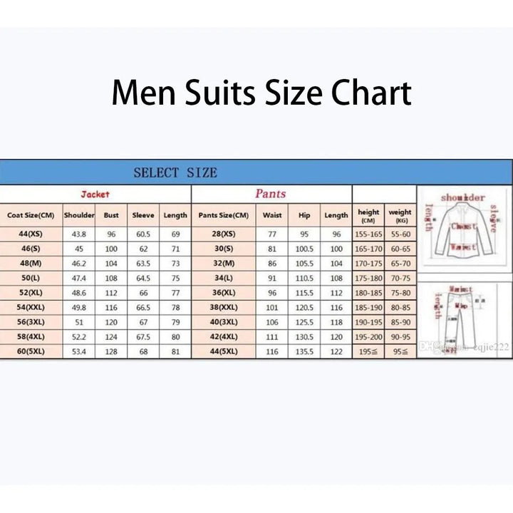 Fashion Men Suits 2 Piece Jacket Pants Solid Color Single Breasted Stand Lapel Casual Blazer Formal Occasion Costume Homme Terno