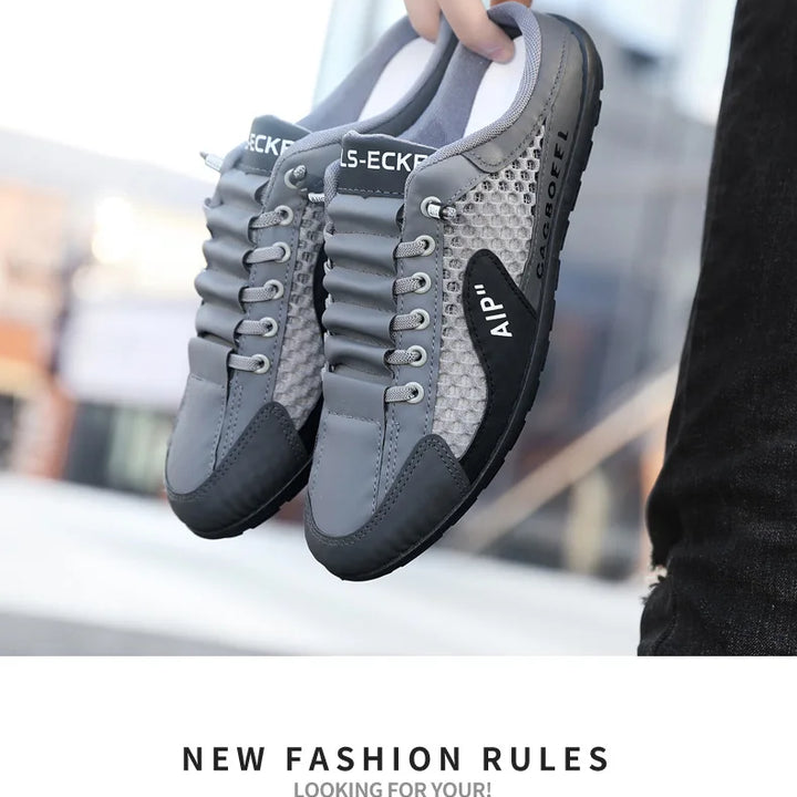 Men's Fashion Soft-soled Half Slippers Men Summer Trendy Bottom Casual Shoes Breathable Slip-on Shoes Sneakers Zapatos De Hombre