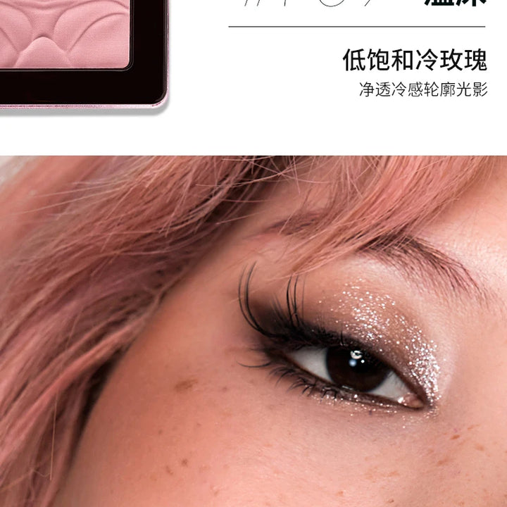 Kaleidos Blush Palette Makeup Waterproof Matte Finish For Cheek Facial Blusher On Vegan Korean Cosmetics Cruelty Free