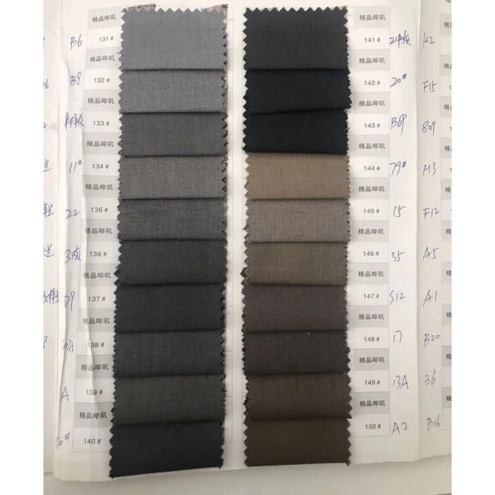 Fashion Men Suits 2 Piece Jacket Pants Solid Color Single Breasted Stand Lapel Casual Blazer Formal Occasion Costume Homme Terno