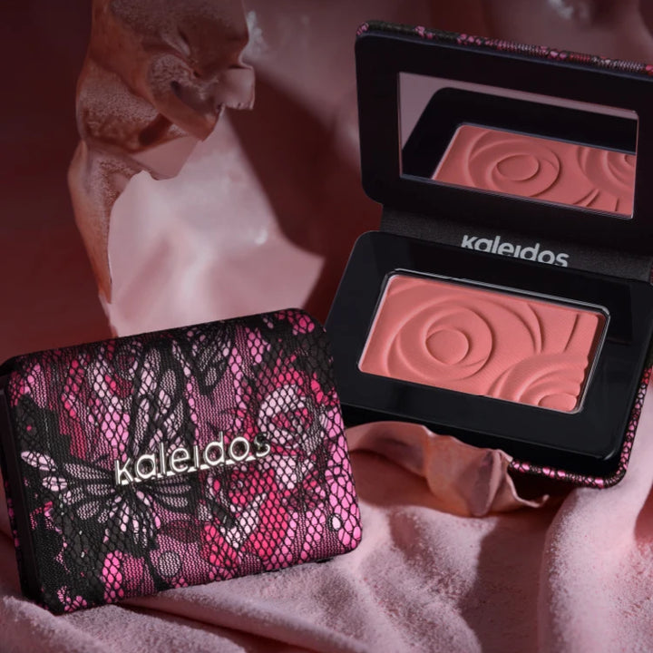 Kaleidos Blush Palette Makeup Waterproof Matte Finish For Cheek Facial Blusher On Vegan Korean Cosmetics Cruelty Free