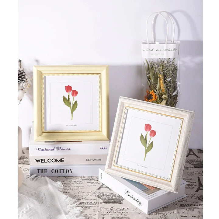 European Square Photo Frame 10 Inch & 12 Inch Decorative Picture Frame Home Decor and Memories, Stylish Artwork Display Frame