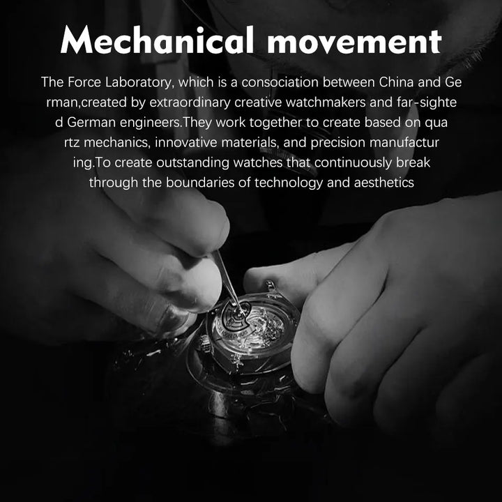 TERAMI New Mechanical Watches for Men NH35 Japan Movement Classic Sapphire Mirror 316L Stainless 200M Waterproof Automatic Clock