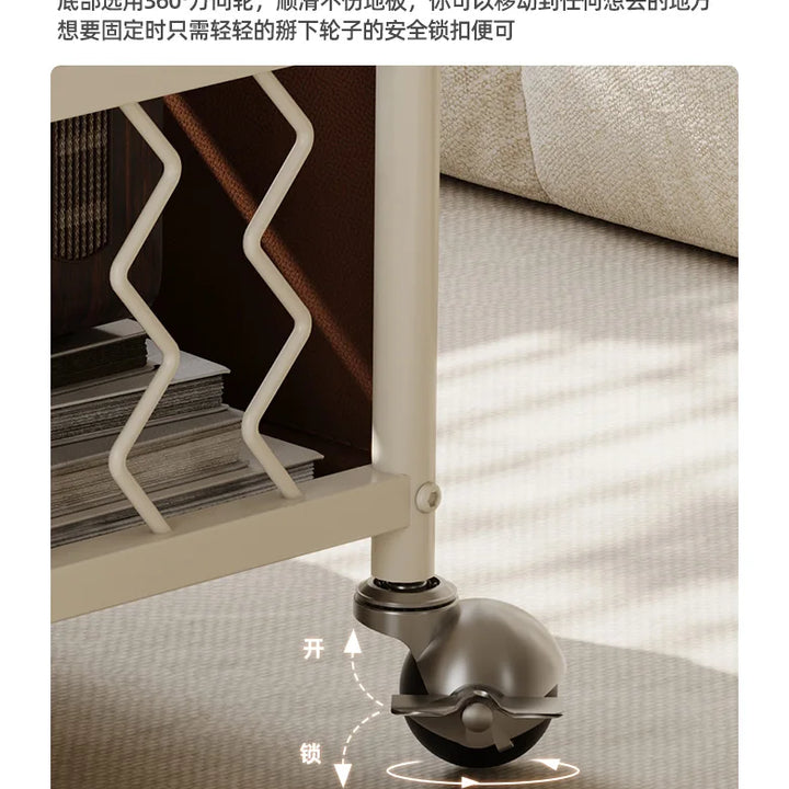 Modern Mobile Side Table Beauty Trendy Exquisite Glamour Coffee Table Luxury Elegant Mesa De Centro Sala Living Room Furniture