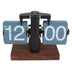 Digital Flip Down Clock Retro Automatic Turning Battery Operated Mechanical Clock for Home Room Office Decoration