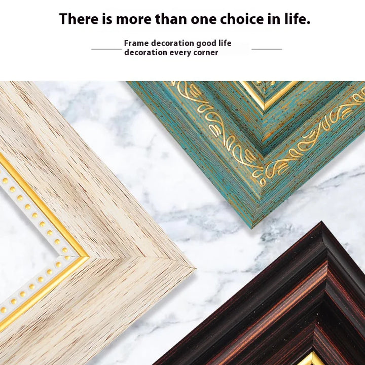 European Square Photo Frame 10 Inch & 12 Inch Decorative Picture Frame Home Decor and Memories, Stylish Artwork Display Frame