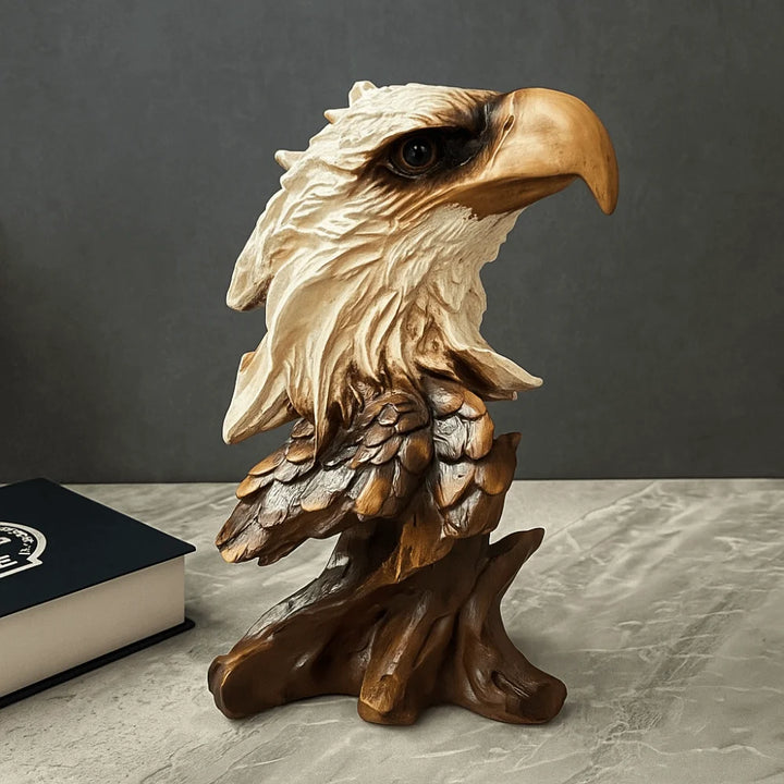 Resin Simulation Animal Statue Luxury Vivid Tiger Lion Head Ornament Retro Miniatures Figurine Sculpture Office