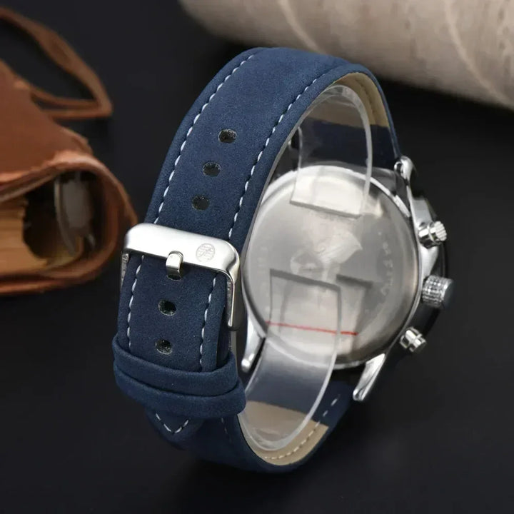 Zeppelin Elegance Chronograph Men’s Watch Luxury Multi Functional Timepiece Classic Retro Design Fashion Wristwatch for Business