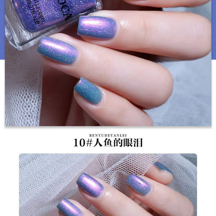 Glitter Nail Polish Cruelty-free Quick Dry Nail Varnish Enamel