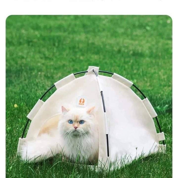 Pet Tent bed mats Breathable Collapsible Outdoor Firm and Durable Cat Nest Semi-enclosed Design Pet Products Supplies