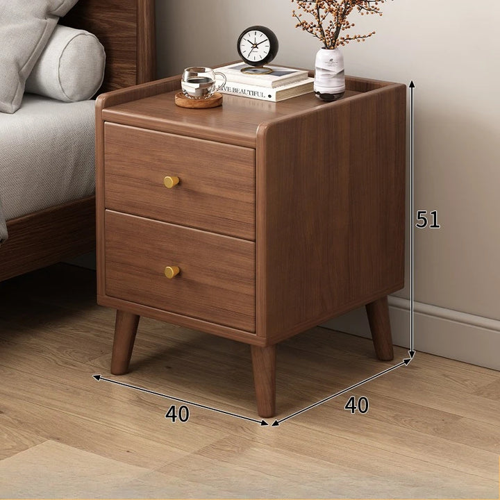 Wood Bedside Table DrawerNightstand Living Room Sturdy Storage Cabinet Bedroom Mesitas De Noche Madera Mesa De Cama Furniture