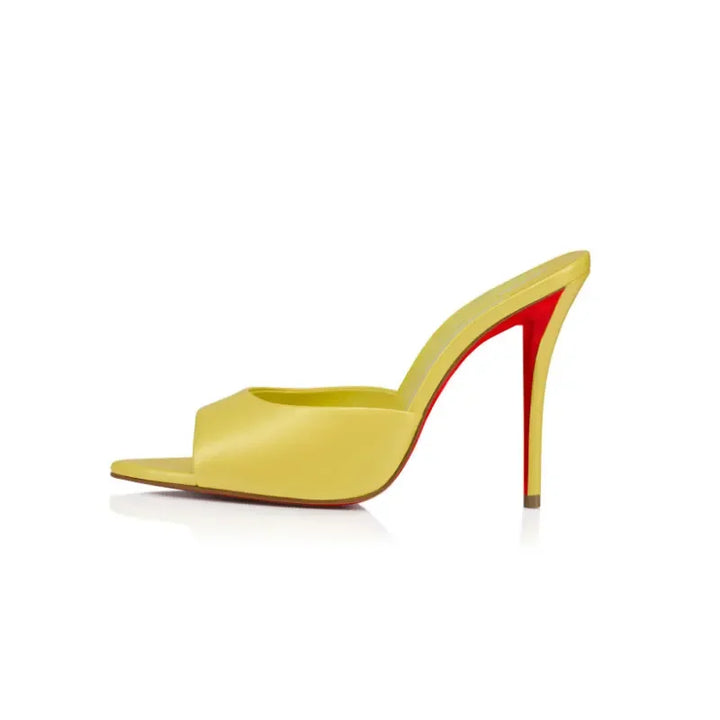 Shoes for Women New Pointed Open Toe Roman Sandals Metal Sexy Women's Shoes Outdoors Slippers 10.5 Cm Women Sandals  sandálias