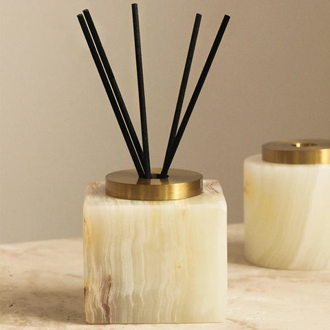 Square Aromatherapy Bottle Round Empty Display Decor Bathroom Aromatherapy Bottle Luxury Living Room Hotel Home Decoration