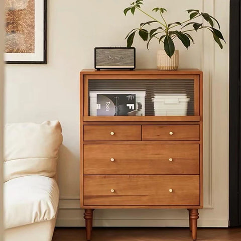 Vintage Aesthetics Living Room Cabinets Simple Elegant Delicacy Unique Storage Cabinet Space Saving Woonkamer Kasten Furniture