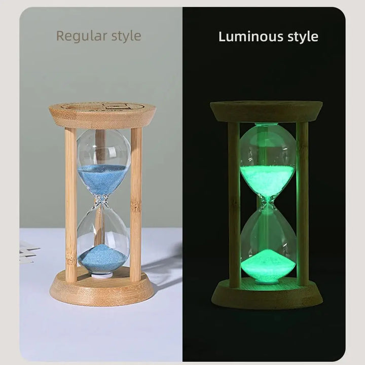 1PCS 3/5/10/15/30 Minutes Wooden Hourglass Timer Home Living Room Desktop Decoration Children Birthday Gift Portable Sand Clock