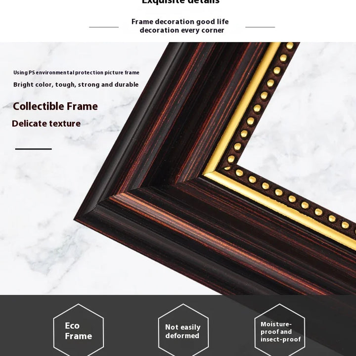 European Square Photo Frame 10 Inch & 12 Inch Decorative Picture Frame Home Decor and Memories, Stylish Artwork Display Frame
