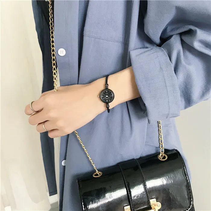 Women's Fashion Exquisite Roma Retro Watches Elegant Ladies Design Small Wristwatches Vintage Stainless Steel Female Dress Watch
