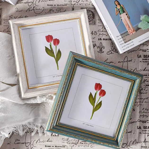 European Square Photo Frame 10 Inch & 12 Inch Decorative Picture Frame Home Decor and Memories, Stylish Artwork Display Frame