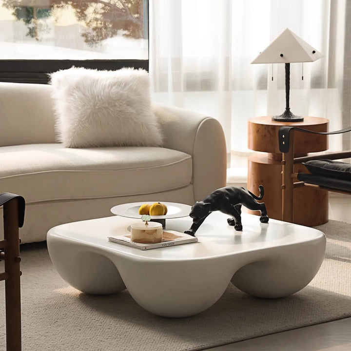 Square Nordic Coffee Table Design Modern Beauty Minimalist Coffee Table Trendy French Table Basse Salon Furniture Living Room