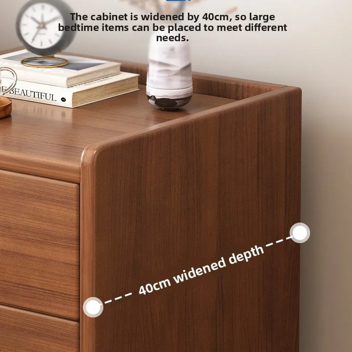 Wood Bedside Table DrawerNightstand Living Room Sturdy Storage Cabinet Bedroom Mesitas De Noche Madera Mesa De Cama Furniture