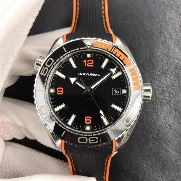 Men's Automatic Mechanical Watch Stainless Steel Black Blue Ceramic Bezel Sapphire Fully Functional World Time 904L
