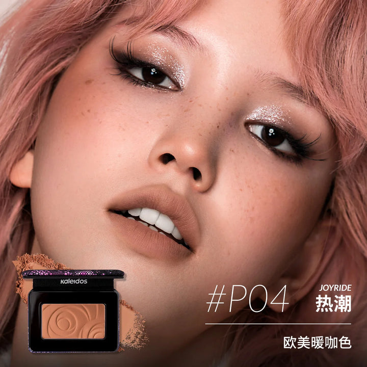 Kaleidos Blush Palette Makeup Waterproof Matte Finish For Cheek Facial Blusher On Vegan Korean Cosmetics Cruelty Free