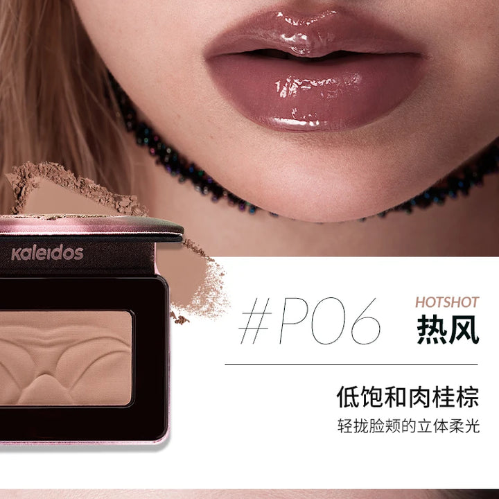 Kaleidos Blush Palette Makeup Waterproof Matte Finish For Cheek Facial Blusher On Vegan Korean Cosmetics Cruelty Free
