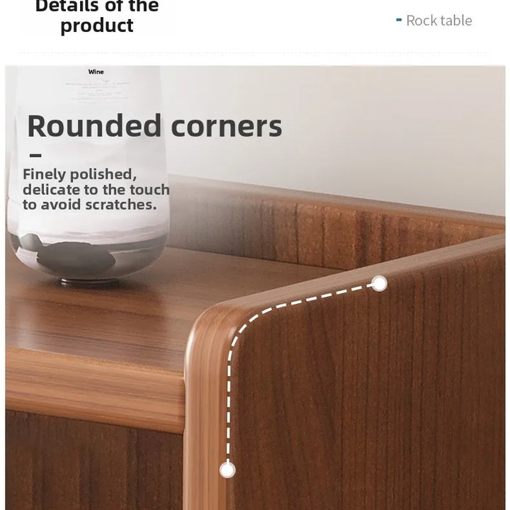 Wood Bedside Table DrawerNightstand Living Room Sturdy Storage Cabinet Bedroom Mesitas De Noche Madera Mesa De Cama Furniture