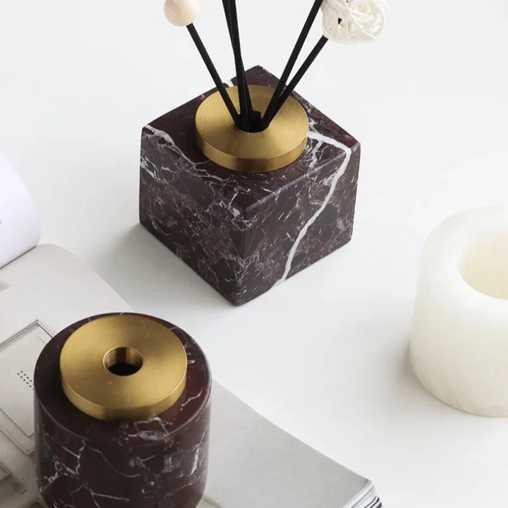 Square Aromatherapy Bottle Round Empty Display Decor Bathroom Aromatherapy Bottle Luxury Living Room Hotel Home Decoration