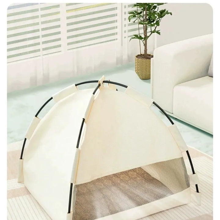 Pet Tent bed mats Breathable Collapsible Outdoor Firm and Durable Cat Nest Semi-enclosed Design Pet Products Supplies