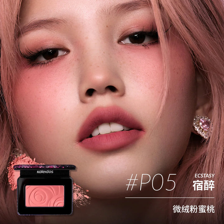 Kaleidos Blush Palette Makeup Waterproof Matte Finish For Cheek Facial Blusher On Vegan Korean Cosmetics Cruelty Free