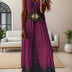Women's Fashion Dresses Women's Fashion Western Style Printed Dresses Women's Fashion Western Style V-Neck Dresses