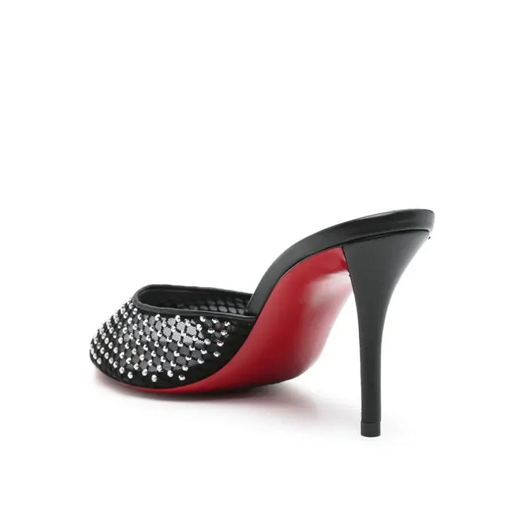 Shoes for Women New Pointed Open Toe Roman Sandals Metal Sexy Women's Shoes Outdoors Slippers 10.5 Cm Women Sandals  sandálias