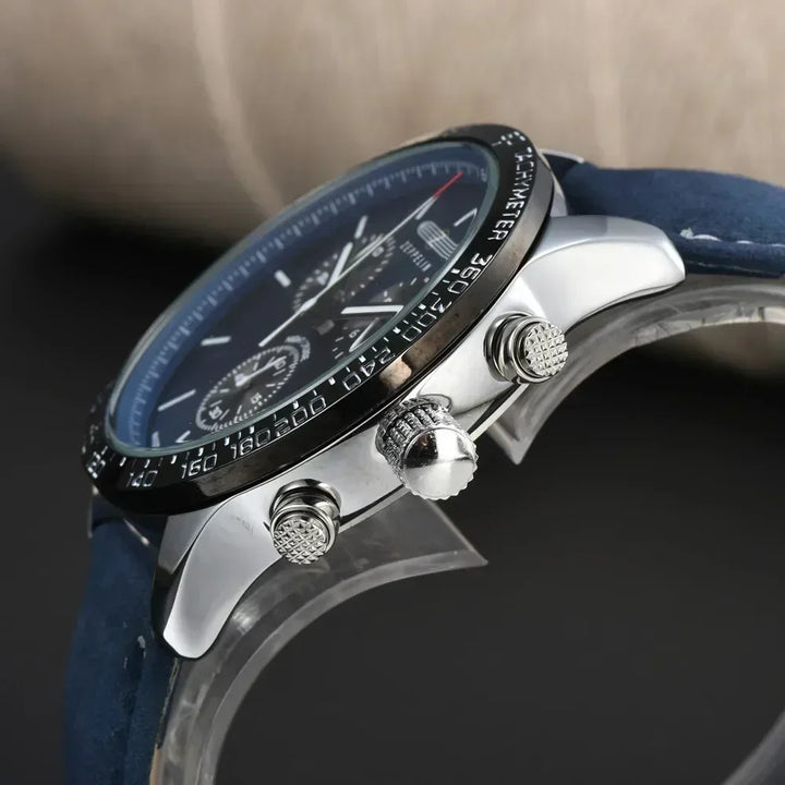 Zeppelin Elegance Chronograph Men’s Watch Luxury Multi Functional Timepiece Classic Retro Design Fashion Wristwatch for Business