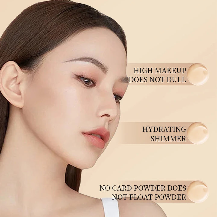 MACKANDY Serum Liquid Foundation Long-lasting Makeup, Full Coverage with Matte Finish, Radiant Formula for All Skin Types Vegan