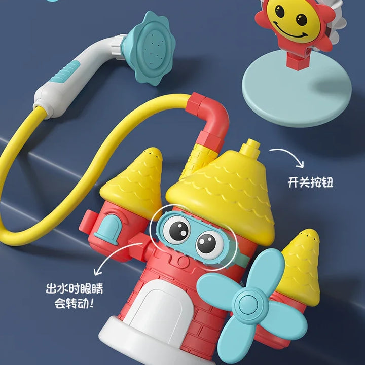 Baby Children's bath toys Water play toys Boys Girls bathing fun Electric water play artifact  Fun shower toy