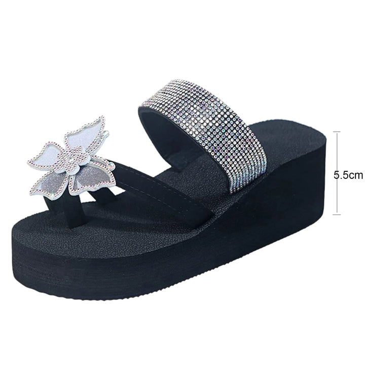 Sandalias Mujer Women Girls Pearl Flat Bohemian Style Casual Sandals Beach Shoes Wedges Slippers SandáLias Femininas