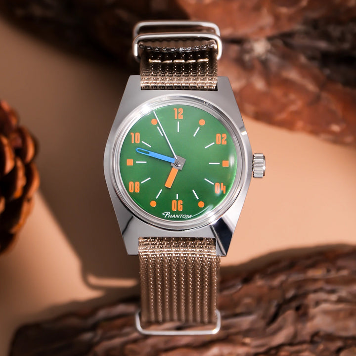 7120 Hand-Wind Mechanical Watch Men 36mm Retro Business Timepiece Classic Simple Couple watch