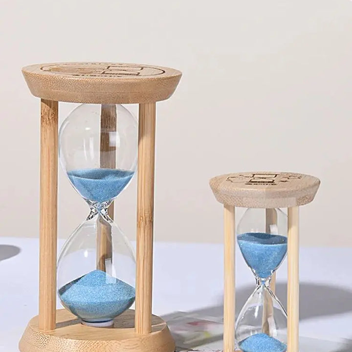 1PCS 3/5/10/15/30 Minutes Wooden Hourglass Timer Home Living Room Desktop Decoration Children Birthday Gift Portable Sand Clock