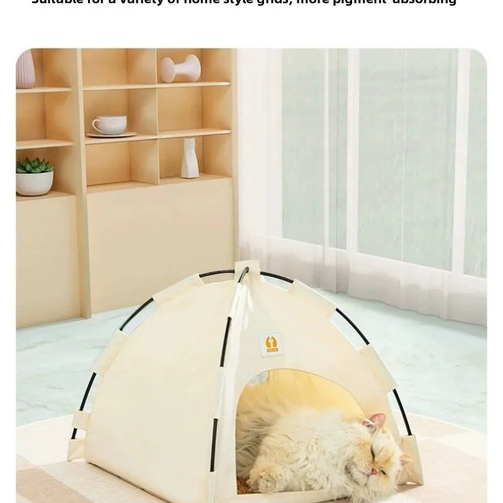 Pet Tent bed mats Breathable Collapsible Outdoor Firm and Durable Cat Nest Semi-enclosed Design Pet Products Supplies