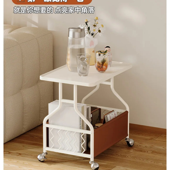 Modern Mobile Side Table Beauty Trendy Exquisite Glamour Coffee Table Luxury Elegant Mesa De Centro Sala Living Room Furniture