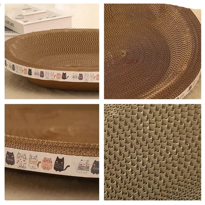 Cat Interactive Toy Rascador Para Gatos Cat Scratching Board Cat Scratcher Corrugated Cardboard Claw Grinding Cat Bed Nest