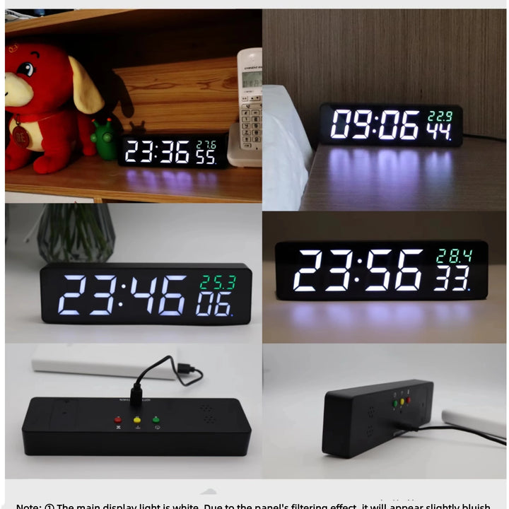 Network timing wifi clock High precision atomic clock Milliseconds display Holiday alarm clock OTA