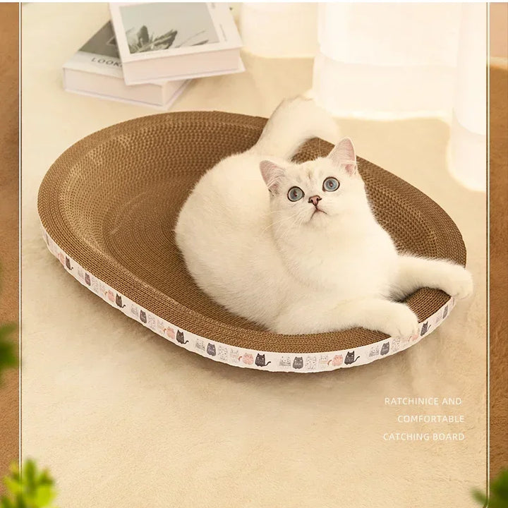 Cat Interactive Toy Rascador Para Gatos Cat Scratching Board Cat Scratcher Corrugated Cardboard Claw Grinding Cat Bed Nest