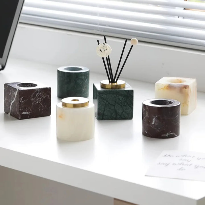 Square Aromatherapy Bottle Round Empty Display Decor Bathroom Aromatherapy Bottle Luxury Living Room Hotel Home Decoration