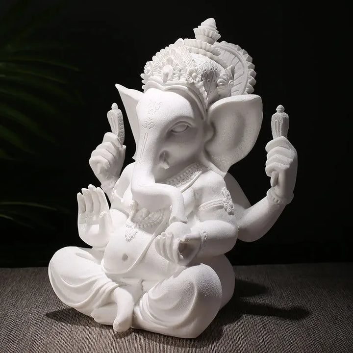 Resin Indian Ganesha Shiva God Statue Sai Baba of Shirdi Sculpture Lord Hanuman Hindu Buddha Religious Fengshui Home Decor