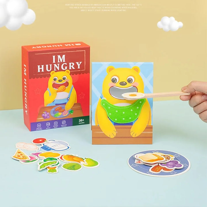 Parent-Child Interaction Play House Simulation Feeding Game Early Childhood Education Fine Motor Educational Toys